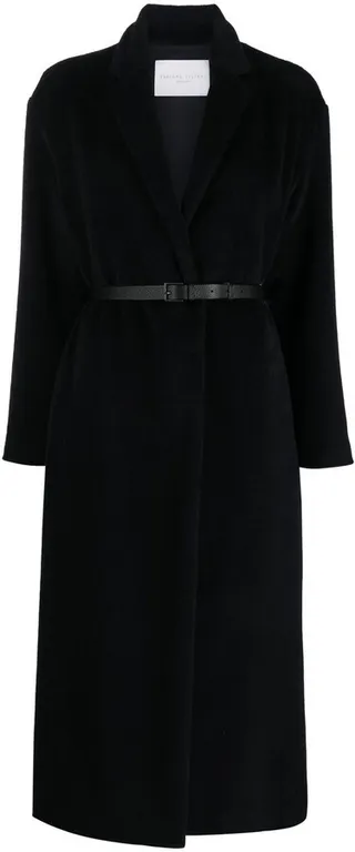 Belted Virgin-Wool Coat