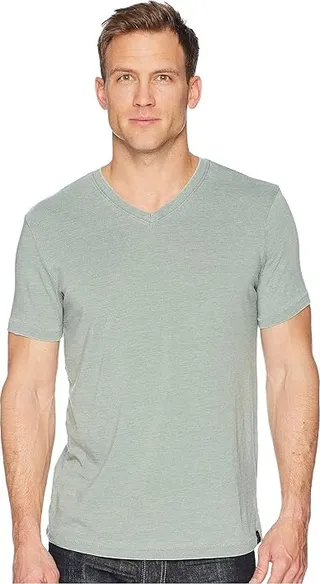 Lucky Brand Venice Burnout V-Neck Tee (Laurel Wreath) Men's Clothing