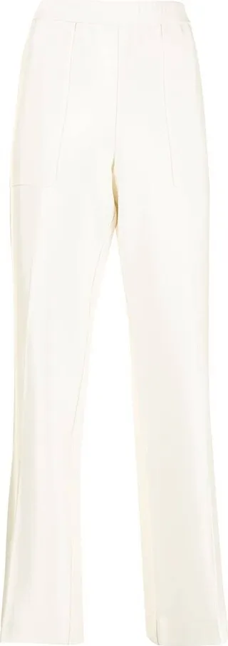 Split-Cuff Straight-Leg Trousers