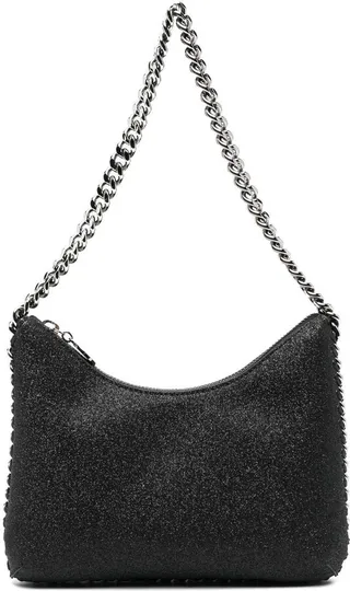 Chain-Link Detail Shoulder Bag
