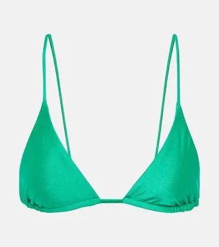 Via triangle bikini top