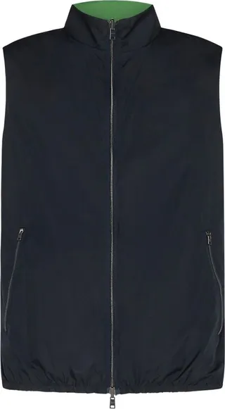 Herno High-Neck Zipped Vest