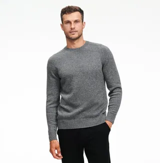 Recycled Cashmere Crewneck Sweater