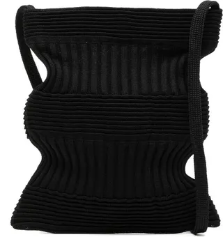 Strata ribbed-knit bag