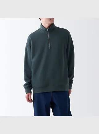 Double Knits Half Zip Sweatshirt