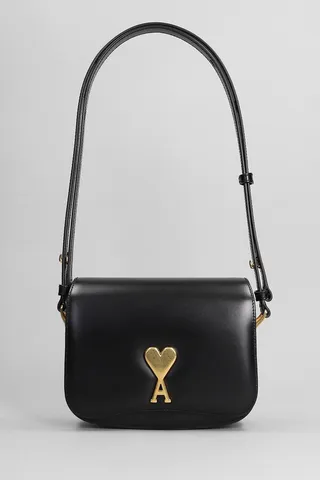 Shoulder Bag In Black Leather