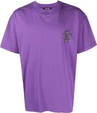 Mirror Snake-print cotton T-shirt