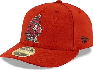 Men's New Era Red Tampa Bay Buccaneers Ship Omaha Low Profile 59Fifty Fitted Team Hat