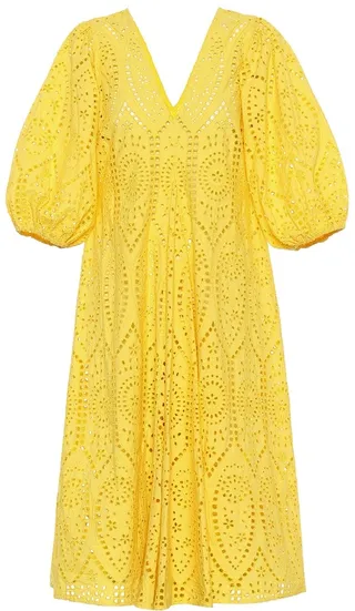 Cotton broderie anglaise dress