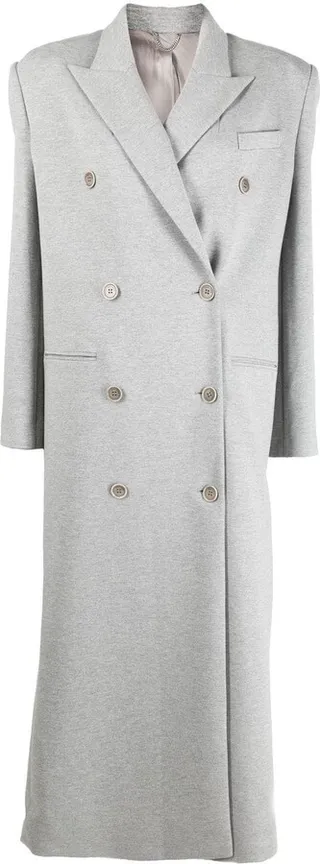 Double Breasted Ankle-Length Coat
