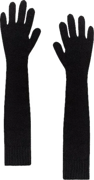 The Row Dovera Gloves in Navy