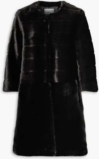 Omega faux fur coat