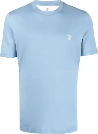 BRUNELLO CUCINELLI- Printed Cotton T-shirt
