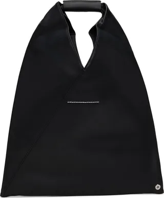 MM6 Maison Margiela Black Small Triangle Tote