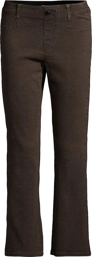 All-Day Pull-On Demi Boot-Cut Ankle Jeans