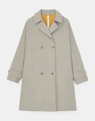 L148 Outdoor Cotton Double Breasted Trench Coat