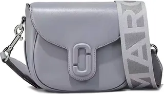 The J Marc Small Saddle Grey Crossbody Bag