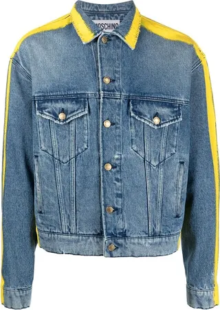 Paint-Print Denim Jacket