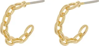 Chunky Chain Hoop Earrings