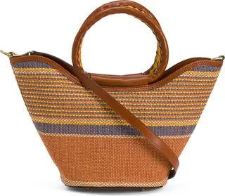 Gianna Woven Small Tote