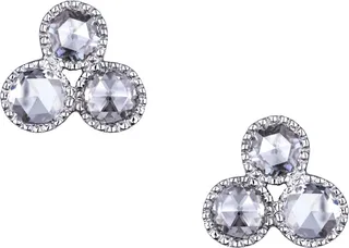 Grace Rose Cut Diamond Stud Earrings