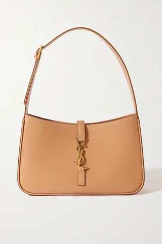 SAINT LAURENT - Le 5 À 7 Leather Shoulder Bag - Brown