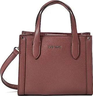 Nine West Candance Mini Tote Crossbody (Redwood) Handbags