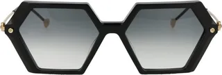 Yohji Yamamoto Irregular Frame Sunglasses