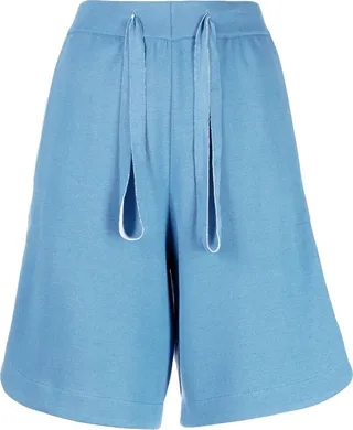 drawstring Bermuda shorts