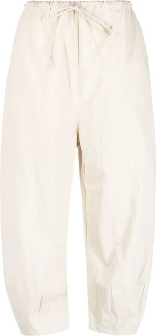 High Waist Drawstring Trousers