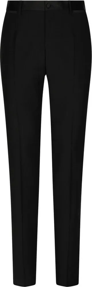 Slim-Cut Tailored Trousers