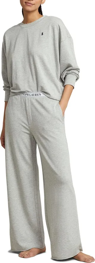 Sweatshirt & Wide Leg Pajamas