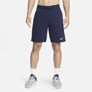 Nike Men's Dry Dri-FIT Fleece Fitness Shorts in Blue