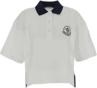 Moncler Logo Embroidered Short-Sleeved Polo Shirt