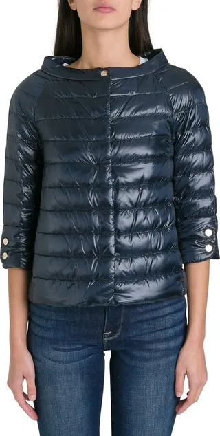 Herno Cropped Sleeve Down Jacket
