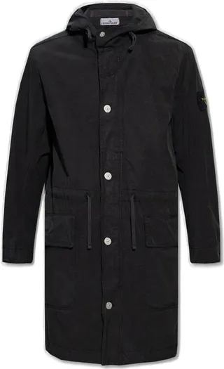 Stone Island Drawstring Hooded Parka
