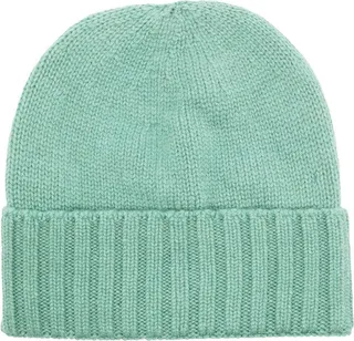Ribbed-Knit Cashmere Beanie