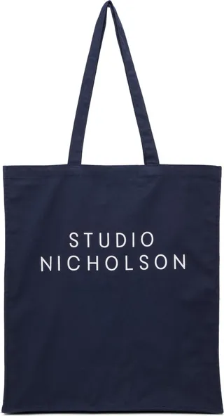 Studio Nicholson Navy Standard Tote