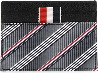 Thom Browne RWB Striped Logo Lettering Cardholder