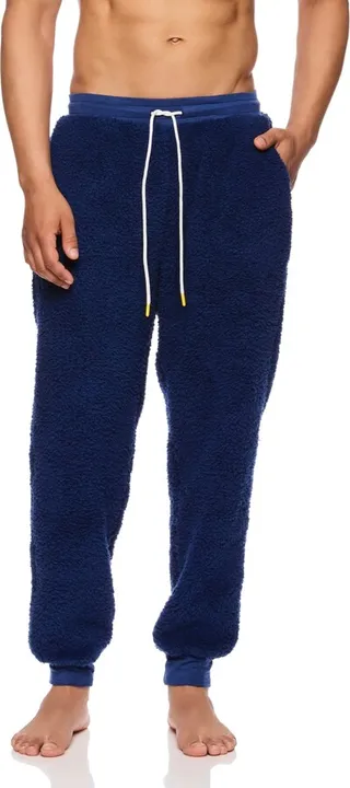 Joe Boxer Men's Drawstring Sherpa Joggers with Pockets