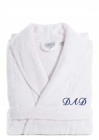 Terry Embroidered Bathrobe