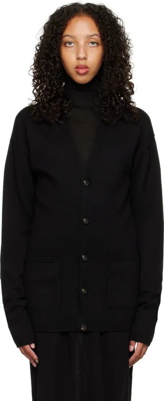Rick Owens Black Peter Cardigan