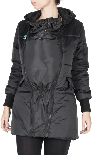 3-in-1 Hooded Maternity Puffer Jacket
