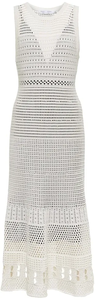 White Label silk-blend midi dress