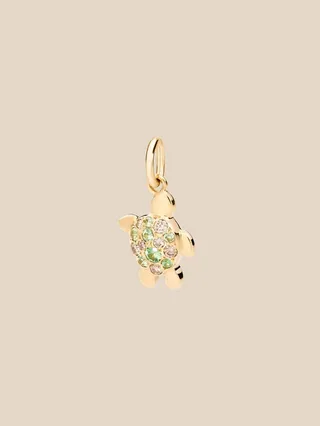 Dodo turtle pendant in 18 kt yellow gold