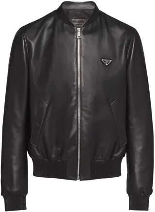 Leather Bomber Jacket