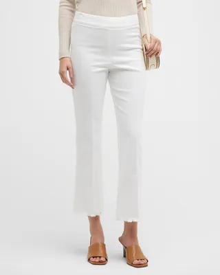 Leo Frayed Cropped Denim Pants