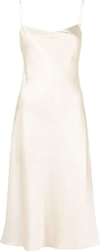 Satin Slip Midi Dress