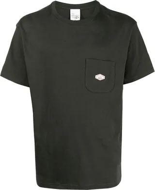logo-patch cotton T-shirt