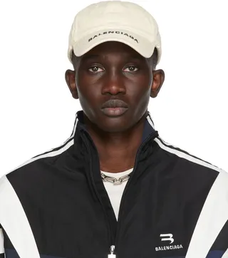 Balenciaga Off-White Logo Cap